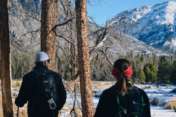 Winter Hiking in Granby