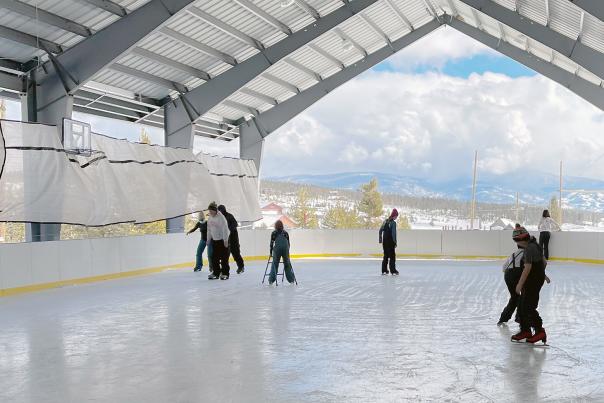 Ice Skating near Granby, Colorado