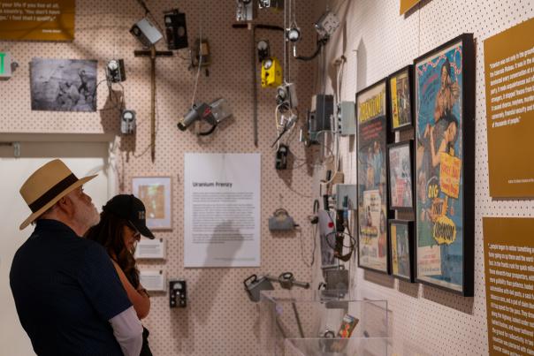 Moab Museum U92: Visitors Exploring the Exhibit