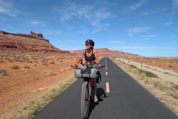 Golden Gravel Trail Ali Becker Moab Bikepath