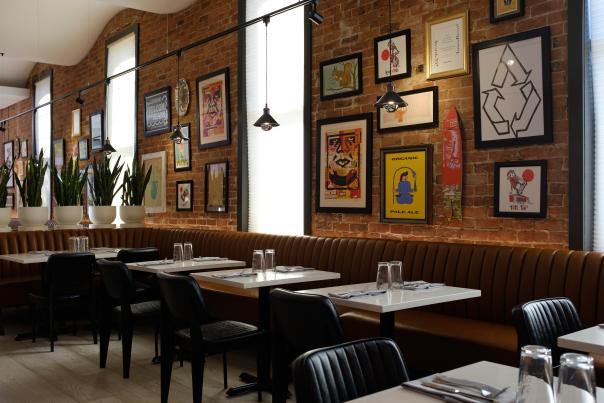 Interior of Bin 707 Foodbar