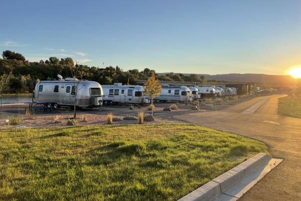 Airstreams at Camp Eddy
