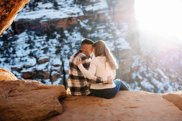 Two People in Love in the Colorado National Monument