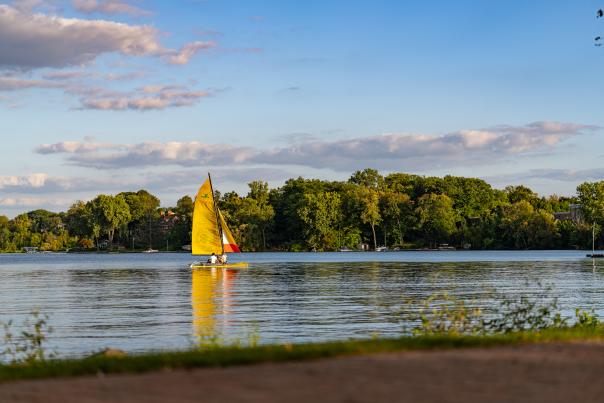 Sailing at Reeds Lake / John Collins Park