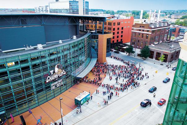 You can access venues like Van Andel Arena from the DASH West route.