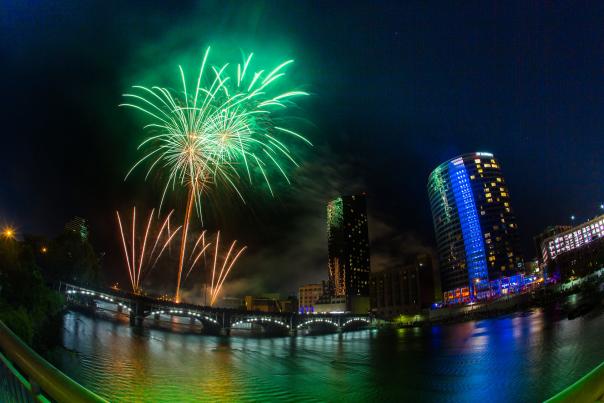 Celebrate Independence Day with the whole family at Ah-Nab-Awen Park during the Amway Family Fireworks.