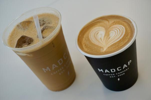Madcap hot and iced lattes