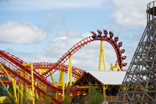 Michigan's Adventure Rollercoaster