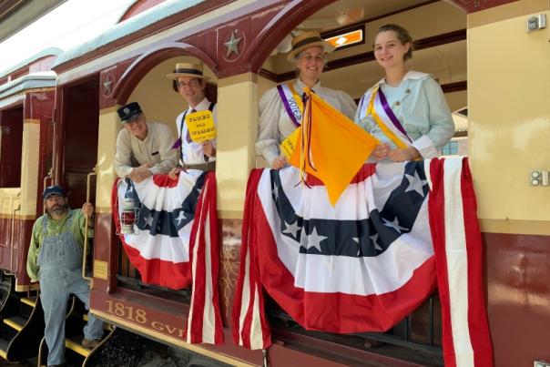 GVRR: Women's Suffrage Victory Train