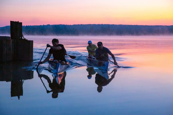 AuSable Canoe Marathon at Night