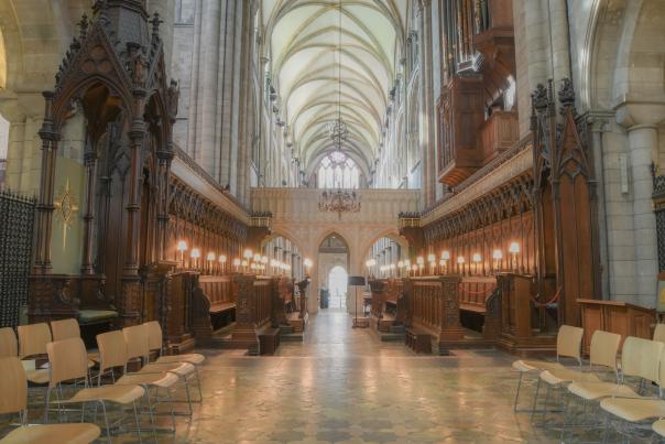 Chichester Cathedral  - view of the quire