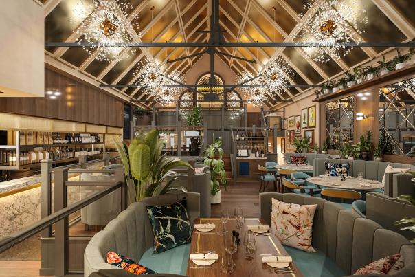 Interior of Piccolino, Chichester