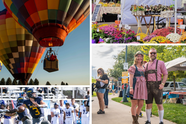 Hot Air Balloons, UNC Football, Oktobrewfest, and the Farmers' Market