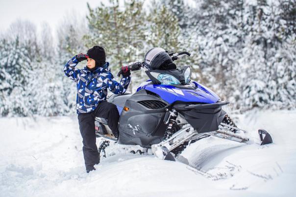 Snowmobiling