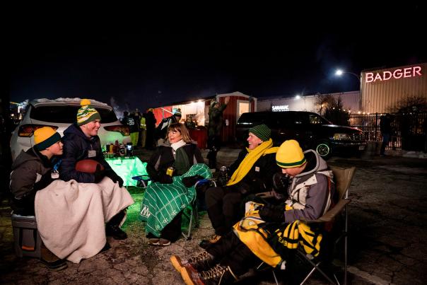Tailgating in winter