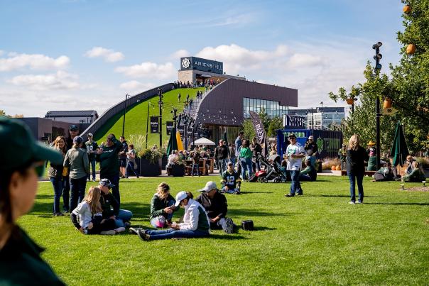 Tailgating at Titletown