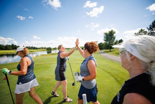 Women Golfing at Thornberry