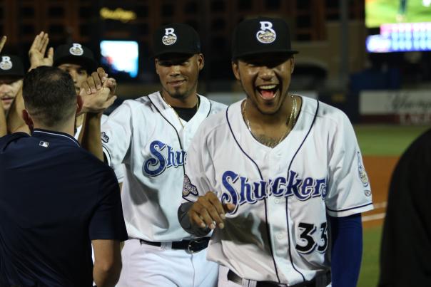 Shuckers Celebrating