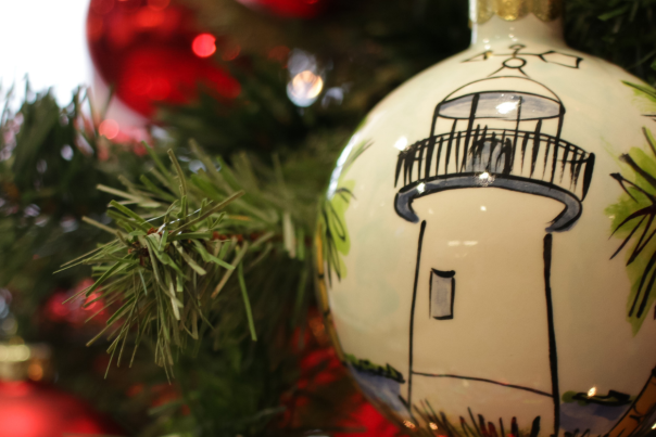 Biloxi Lighthouse Christmas Ornament blog header image