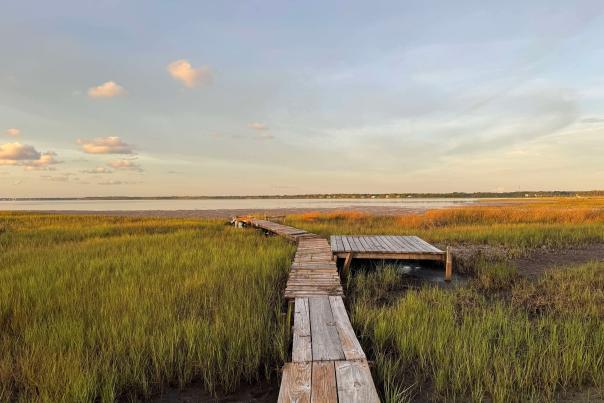 Bayview Pier at Saltworks Cabins