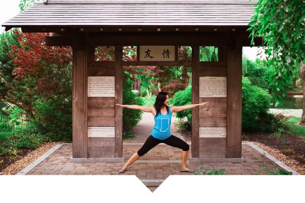 Japanese Garden Yoga