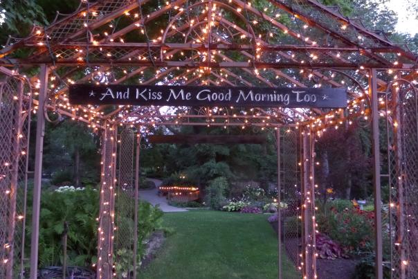 Avon Gardens wedding sign