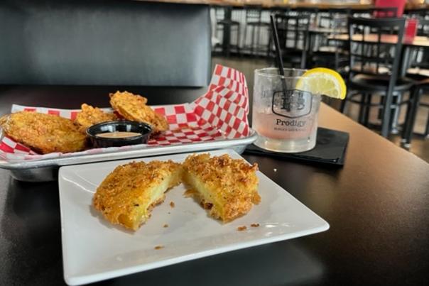 Fried Green Tomatoes at Prodigy Burger in Brownsburg, IN