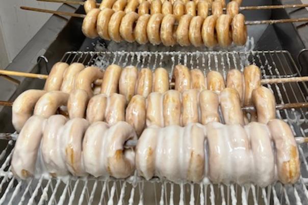 Glazed Donuts from Hilligoss Bakery in Brownsburg, IN