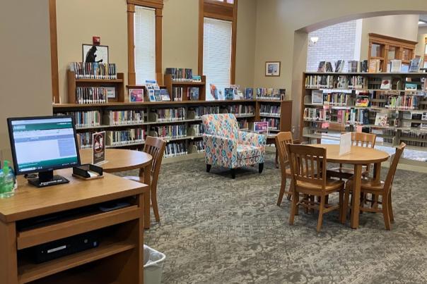 Comfortable Space to Work at the Danville Library