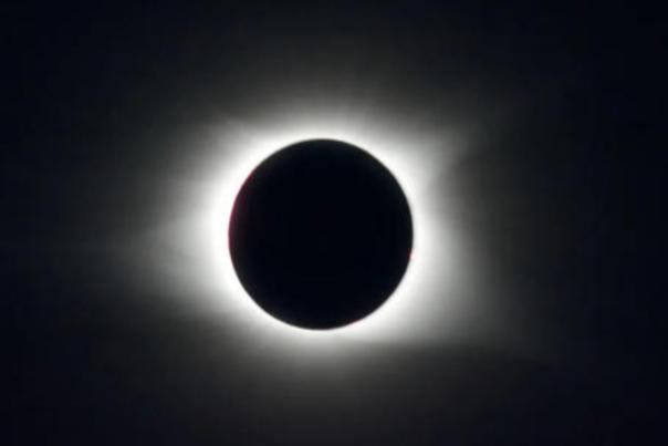 Solar Eclipse at Hendricks County Senior Center (Photo courtesy of Hendricks County Senior Center)