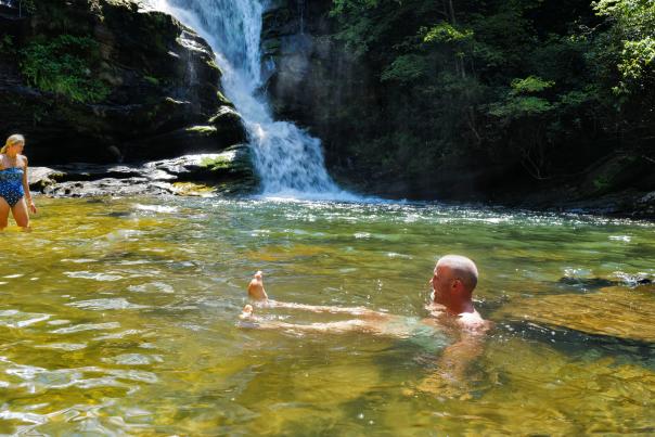 Swimming Secret Falls Cropped