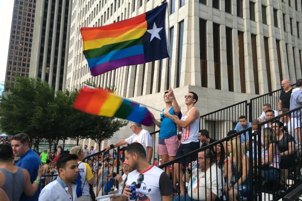 Thousands lined the streets for the Pride Parade