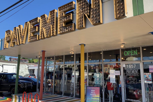 Pavement is a popular buy, sell, and trade store located in the historic Westheimer shopping center.