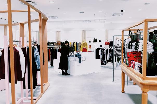 woman shopping in retail store