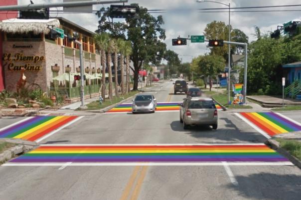 pride crosswalk