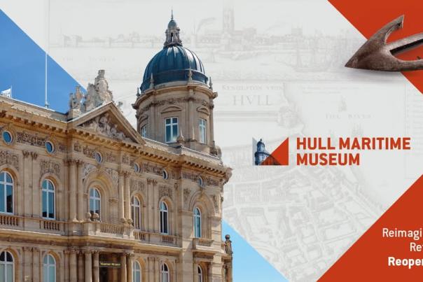 Hull MAritime Musuems with the words: Reimagined, Retold, Reopened