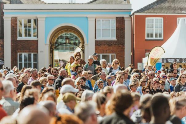 A crowd at Freedom Festival in Hull