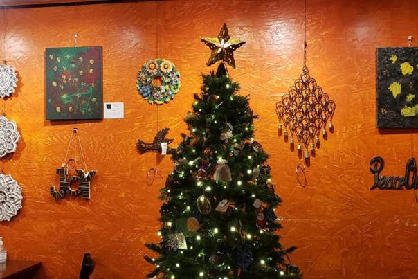 Standing Stone Coffee Co. always has a beautiful selection of art throughout the shop, as well as pottery merchandise, soup and dip mixes, handcrafted jewelry and so much more.