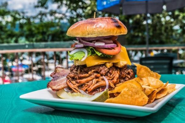 Marina Cafe burger