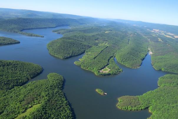 Raystown Lake Aerial