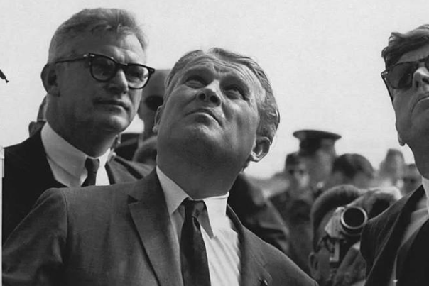 Dr. Wernher von Braun JFK