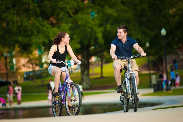 Couple on a Bike