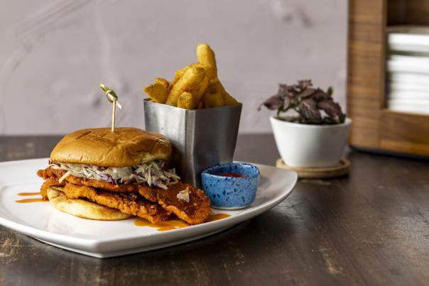 Salt Smokehouse chicken sandwich header