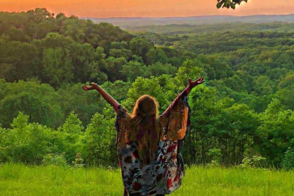Girl at Brown County State Park