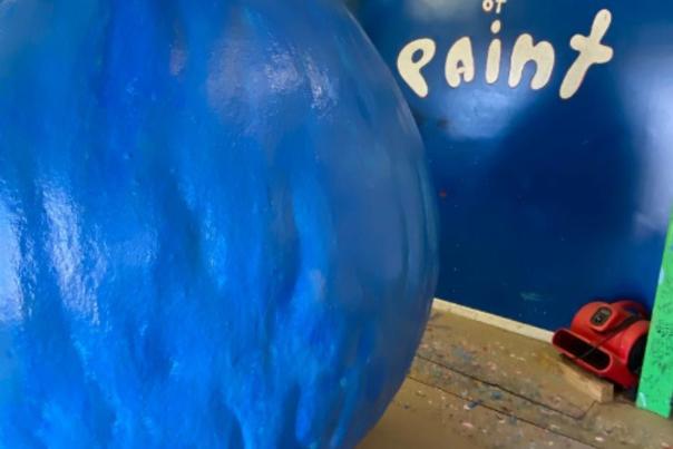 The World's Largest Ball of Paint in Alexandria of Madison County