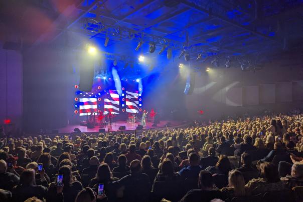 Brown County Music Center stage and crowd