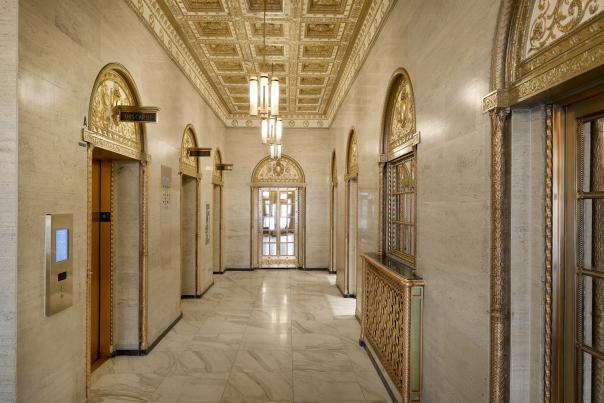 InterContinental Hotel Indy vestibule, credit James Baigrie