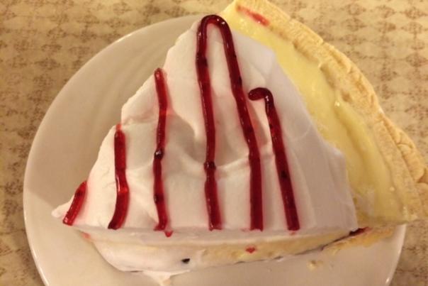 Red Rasberry Cream Pie