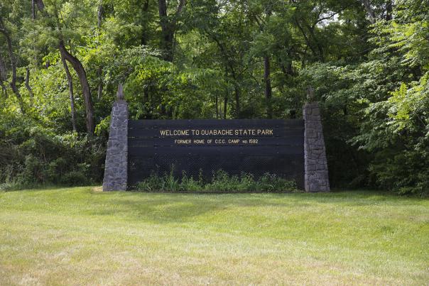 Ouabache State Park Entrance