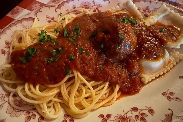 Sunny Italy Cafe pasta plate